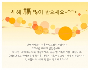 2016년 새해인사…